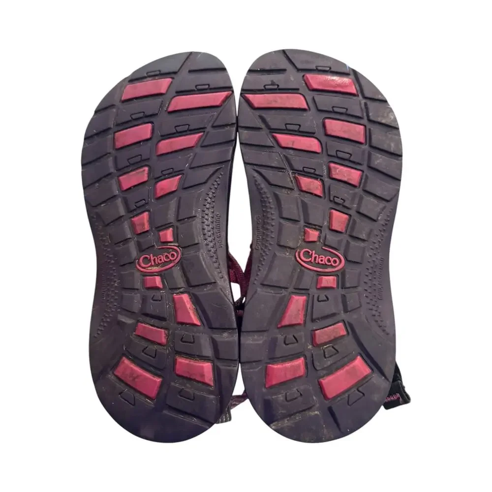 Chaco ZX/2 Yampa Pink Gray Toe Loop Sport Sandals Big Kids 4 EU 35